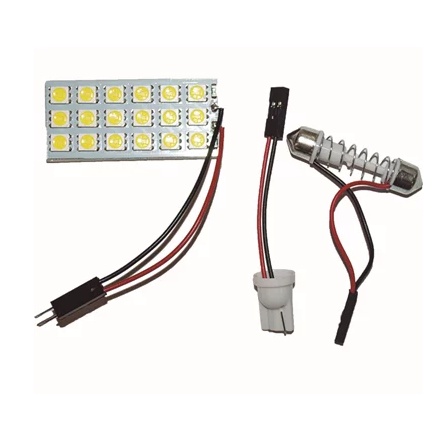 LÂMPADA LED TORPEDO (PLACA 18 LEDS 5050) em Oferta na Shopee