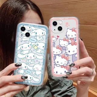 Capa Capinha Case Motorola Moto G54 G84 G14 G9 PLAY G22 G13 G82 G10 G20 G20 G30 G23 G31 G32 G42 G52 G53 G60 G62 5G G72 G73 E20 E30 E40 Edge 40 30 Neo Fusão Capa Transparente silicone cinnamoroll Olá kitty Macio Celular