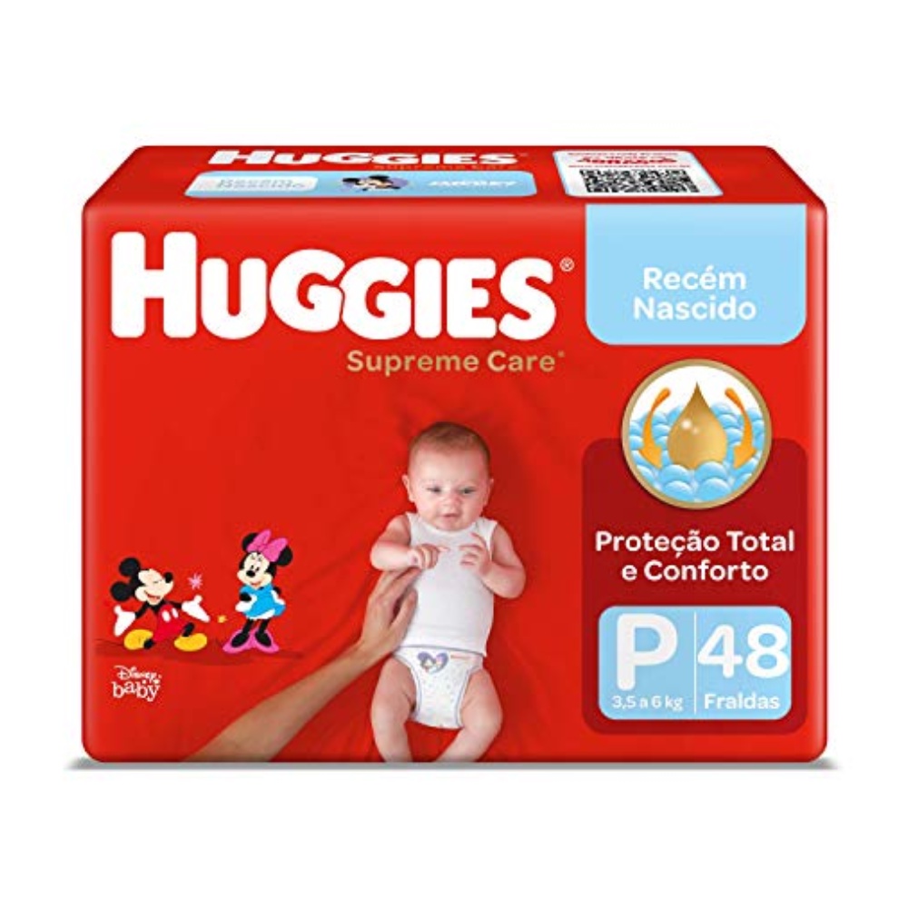 Fralda Huggies Supreme Mega 48Un P Fralda Huggies Supreme Mega 48Un P