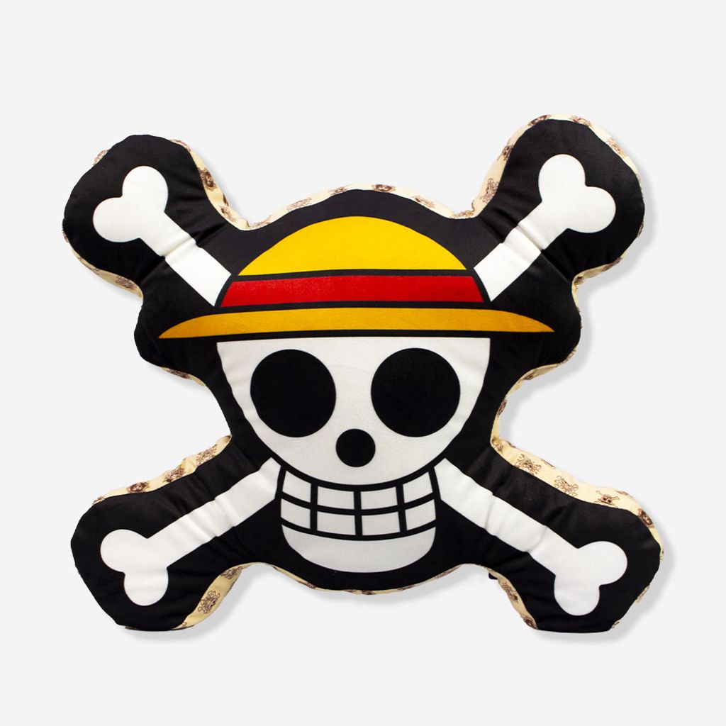 Almofada Formato Luffy Skull - One Piece em Oferta na Shopee