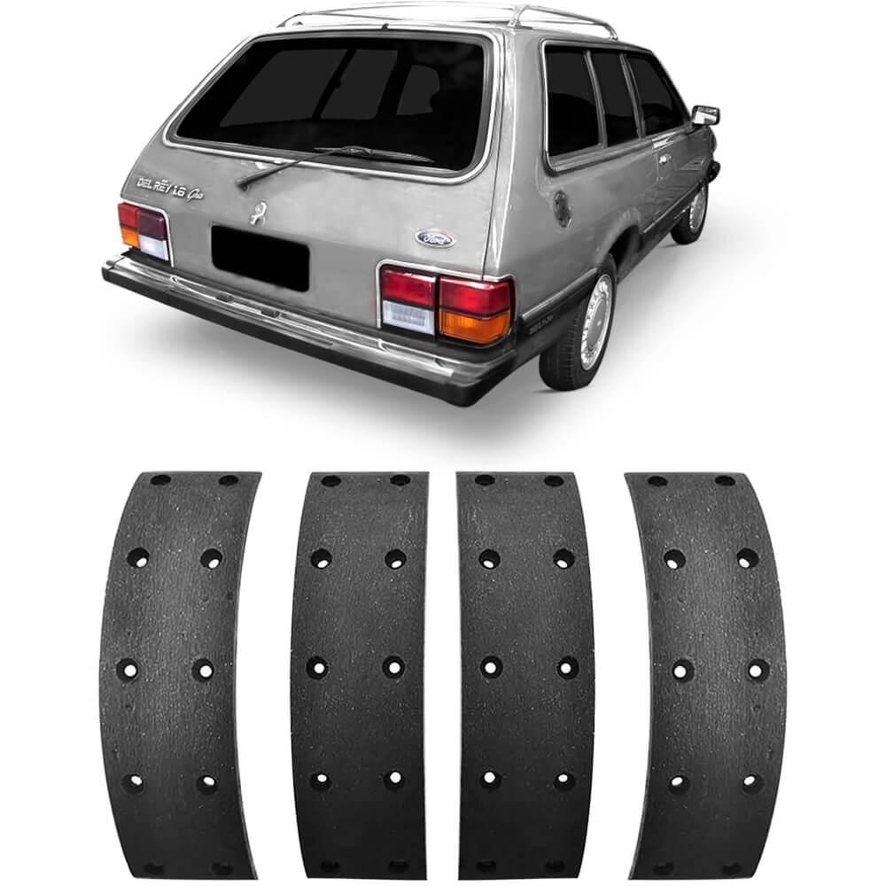 Lona Freio Ford Belina Corel 1.4 1.6 Traseira Fras-le FD65 em Oferta na Shopee