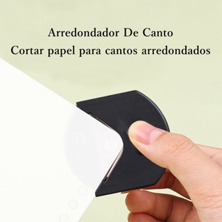 Perfurador de arredondador de canto 3 em 1, cortador de canto de 4 mm 7 mm 10 mm de 3 vias para artesanato em papel laminado