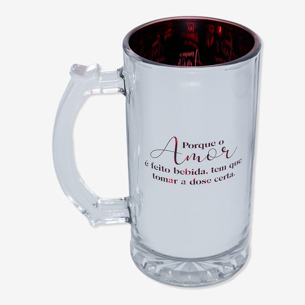 Caneca de Chopp Eletrostática Amor é Feito Bebida - Zonacriativa em Oferta na Shopee