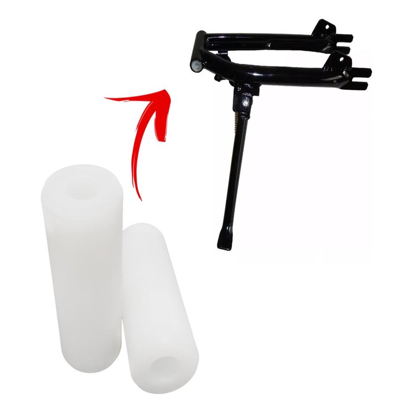 Par Bucha Quadro Elastico Balanca Mobilete Bikelete 2 Tempos