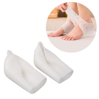 Meia Silicone Palmilha Ortopédica Protege Calcanhar Esporão Aumento Altura 5cm Invisível Silicone