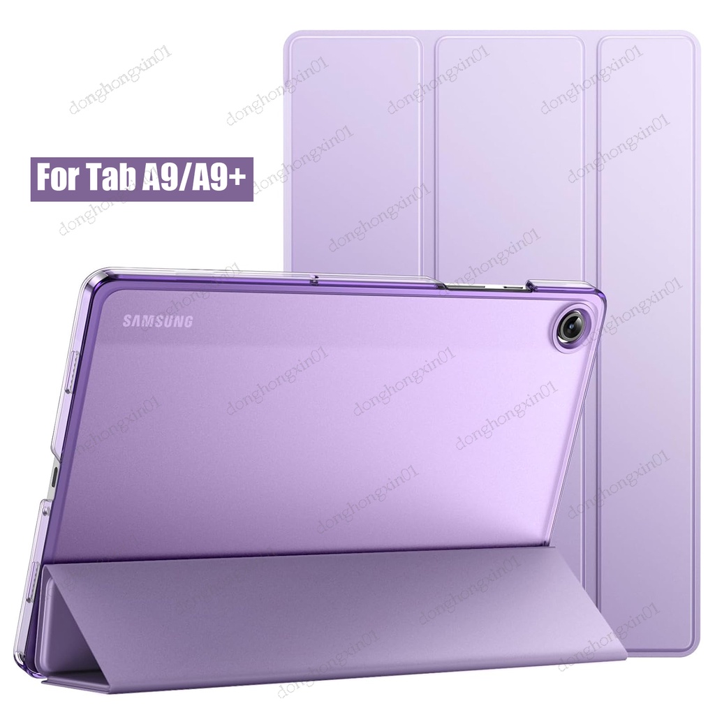 Estojo Para Samsung Galaxy Tab A9 8.7 X110 X115 A9 Plus 11 Polegadas 2023 SM-X210/X216/X218 Suporte Leve Tampa Traseira Translúcida Fosco