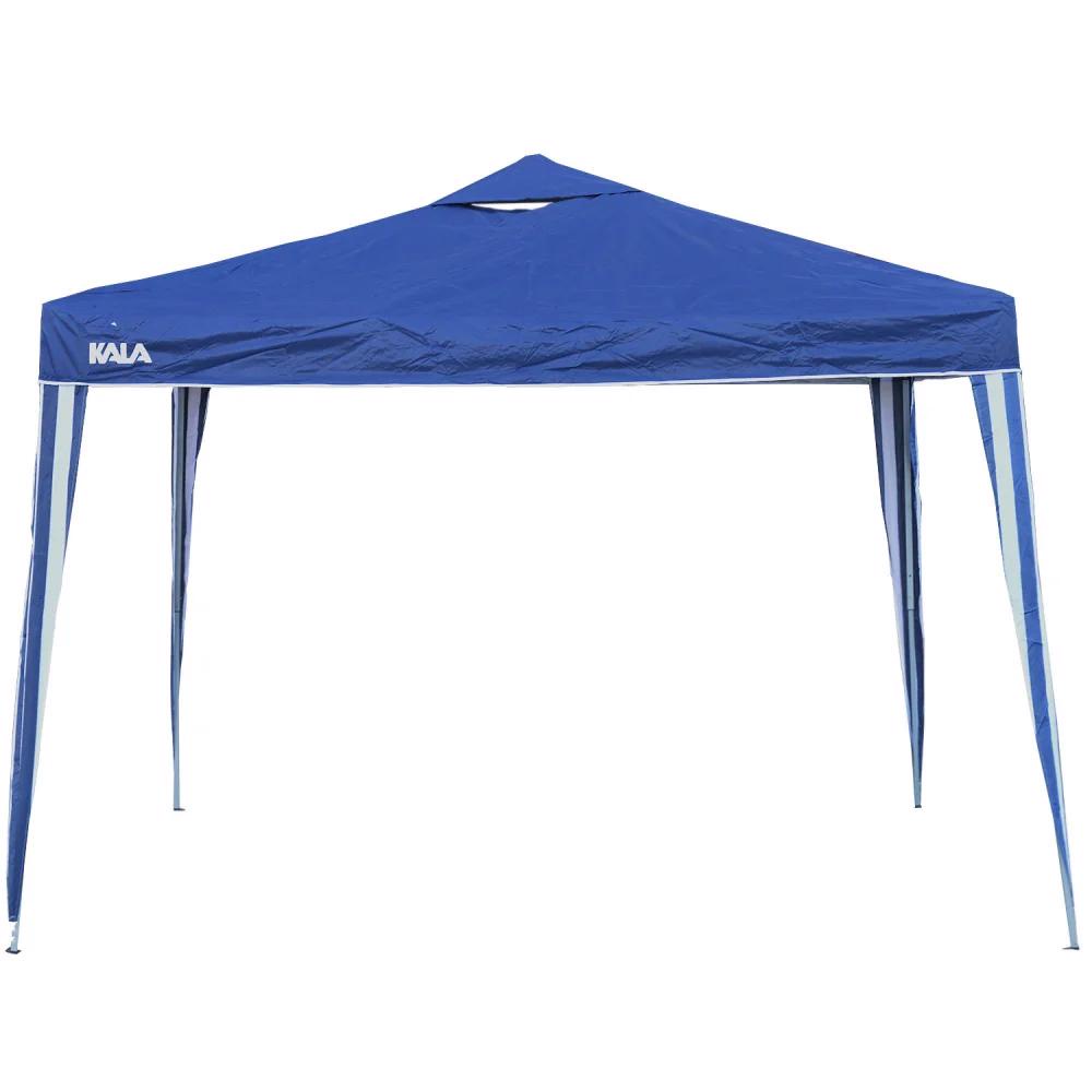 Tenda Gazebo Dobrável em Poliéster Azul 3 x 3M KALA em Oferta na Shopee