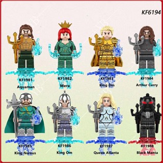 Brinquedos De Construção Para Crianças Série Super-Herói Homem Aquaman Modelo minifigure De Blocos