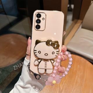Capa Para Samsung A13 5G A14 4G A14 5G A15 A24 4G A25 5G A34 A54 5G De Celular TPU Hello Kitty Cat Com Espelho Maquiagem em Oferta na Shopee