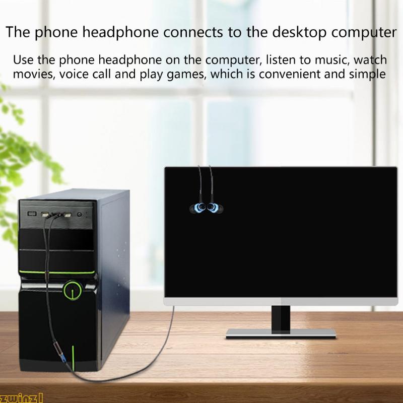 zwinz1 3 5mm Porta De Fone De Ouvido 2 Em 1 Adaptador De Cabo Para Jogos Linhas De Áudio Estendidas hyperX Cloud II Alpha -