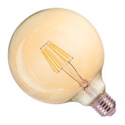 Lâmpada de Filamento Led Âmbar 2200K Globo G125 4W - Noll Led
