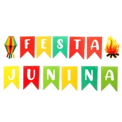 Decoração De Bandeirinhas Para Festa Junina Abrakadabra