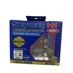 Kit Lâmpada Automotiva H1 Super Branca Skyway