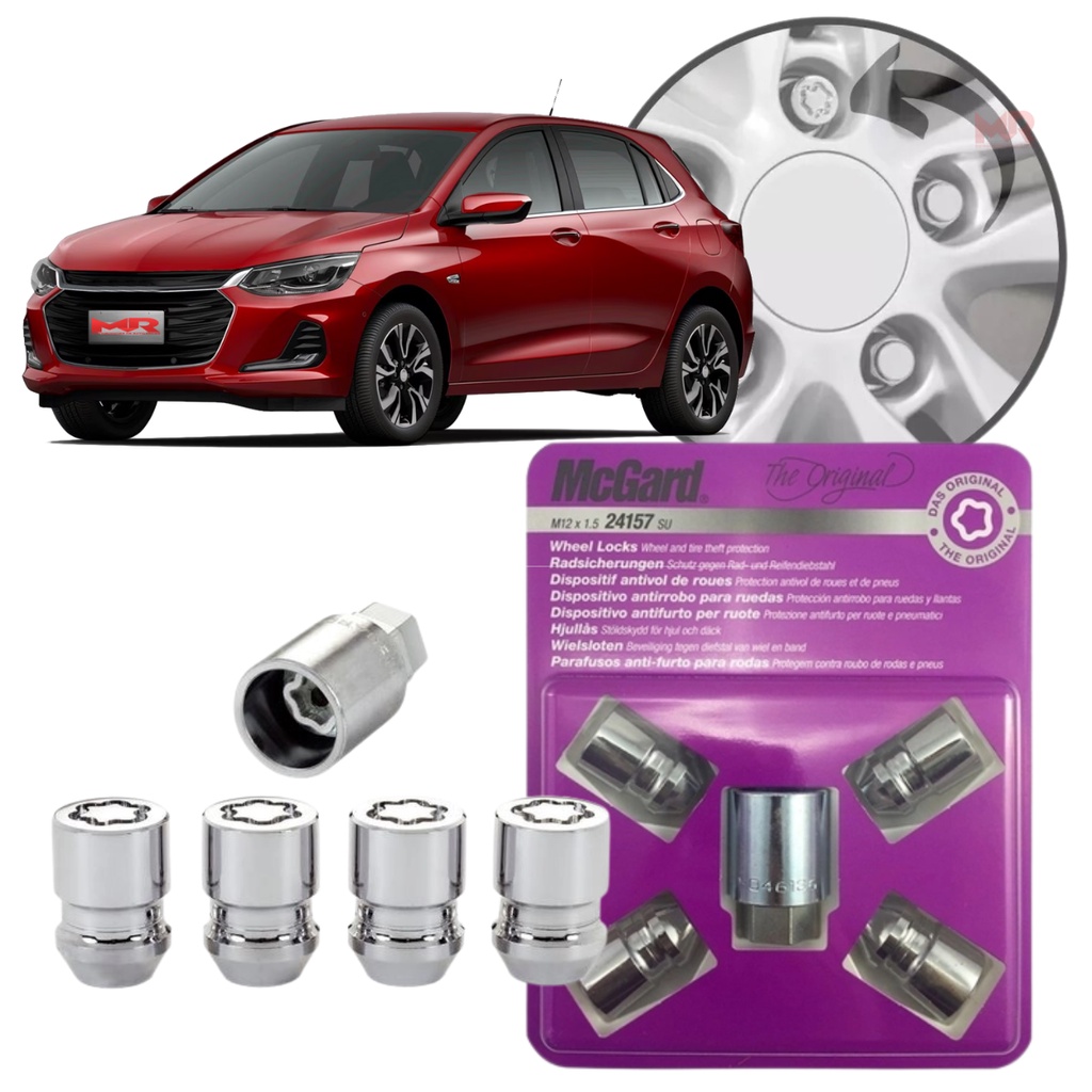 Trava Antifurto Parafuso Roda Mcgard Onix Premier 2023 2024