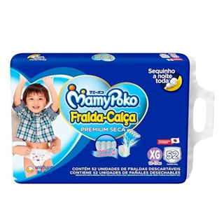 Fralda Calça MamyPoko Super Seca Tamanho XG 52 Unidades Descartáveis