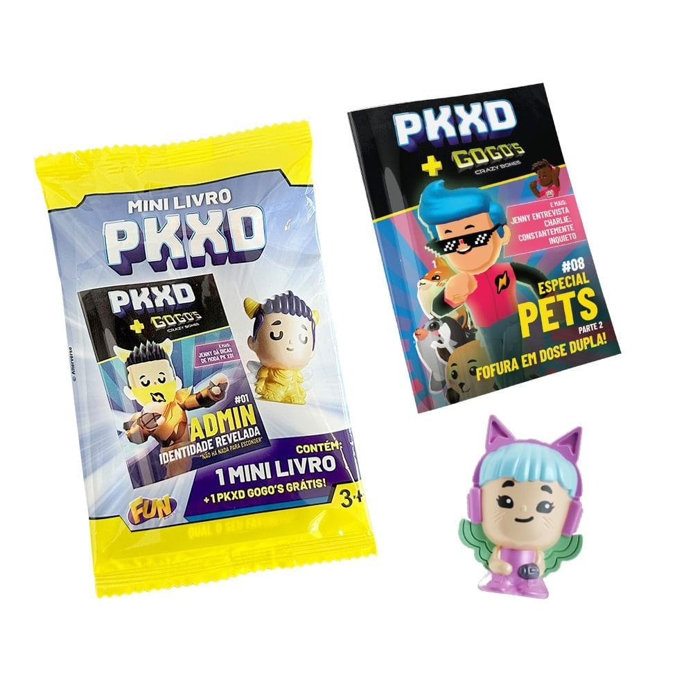PKXD Gogos e Mini Livro Surpresa - Fun Divirta-se - Hobbies & Collections