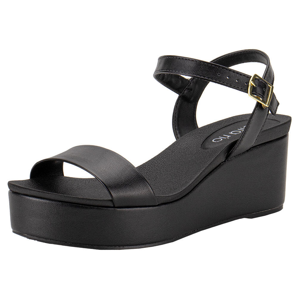 Sandália Feminina Anabela Beira Rio 8407135 - Women Shoes