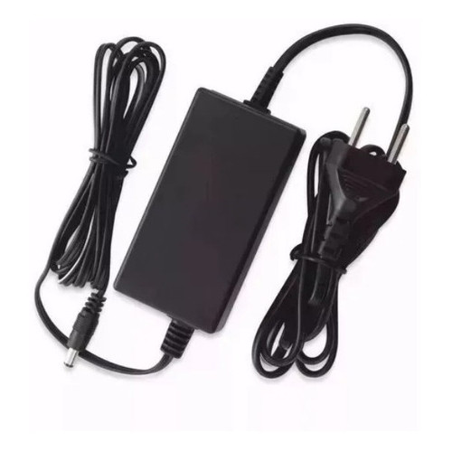 Fonte De Energia 12v 5a Bivolt - Preta 5 Amperes - Plug P4