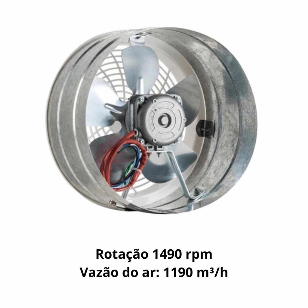 Exaustor Parede Cozinha Residencial 30cm Silencioso Potente Bivolt Grade Interna/Externa