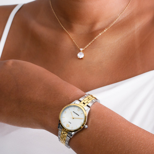 Kit Relógio Mondaine Feminino com Colar e Brincos 32795LPMKBE3K1 em Oferta na Shopee