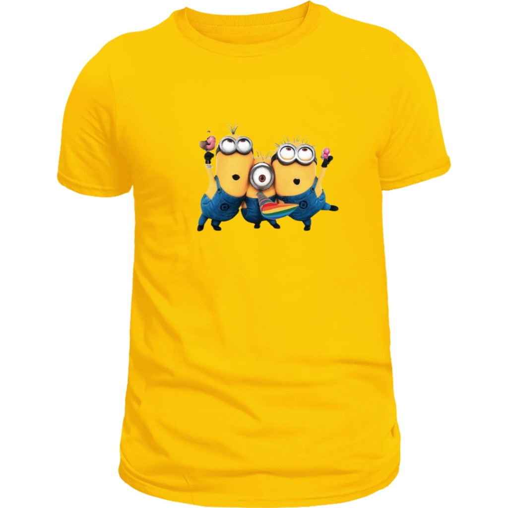 Camisetas Masculina Feminina Personalizadas Personagens Minions 100% algodão novidade