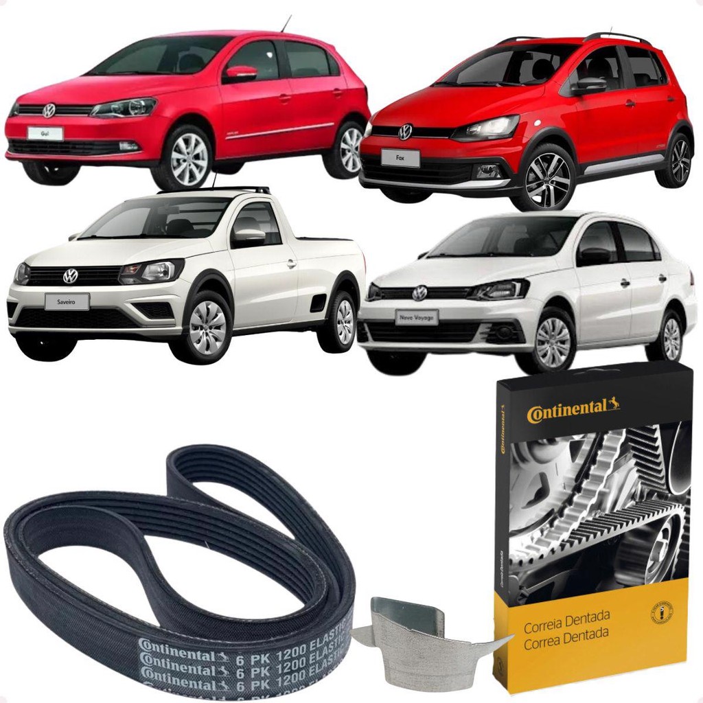 Correia Alternador Gol G5 G6 Fox Voyage Saveiro 1.0 1.6 8v em Oferta na Shopee