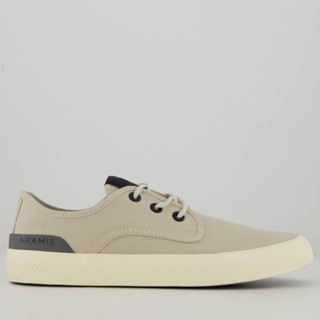 Tênis Aramis Daily Dock Canvas Bege em Oferta na Shopee