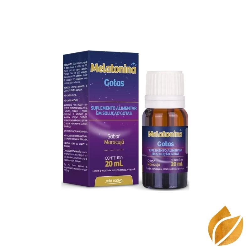 Melatonina Sono Arte Nativa Maracujá Gotas 20ml em Oferta na Shopee