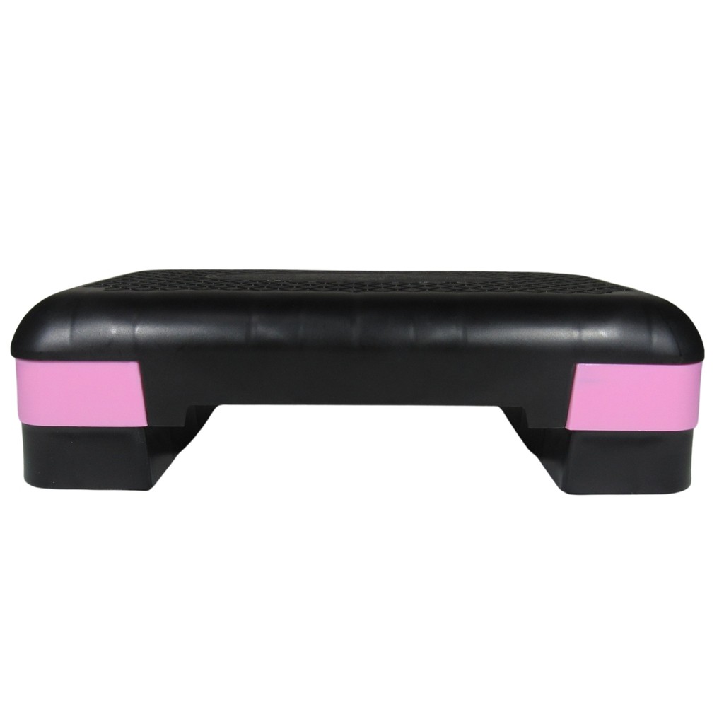 Step Rosa Polietileno Resistente Altura Ajustável  Novidade Exercicios Fitness
