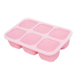 Porta Papinha de Silicone com Tampa 6 Cubos (60ml) Porquinho - Marcus & Marcus em Oferta na Shopee