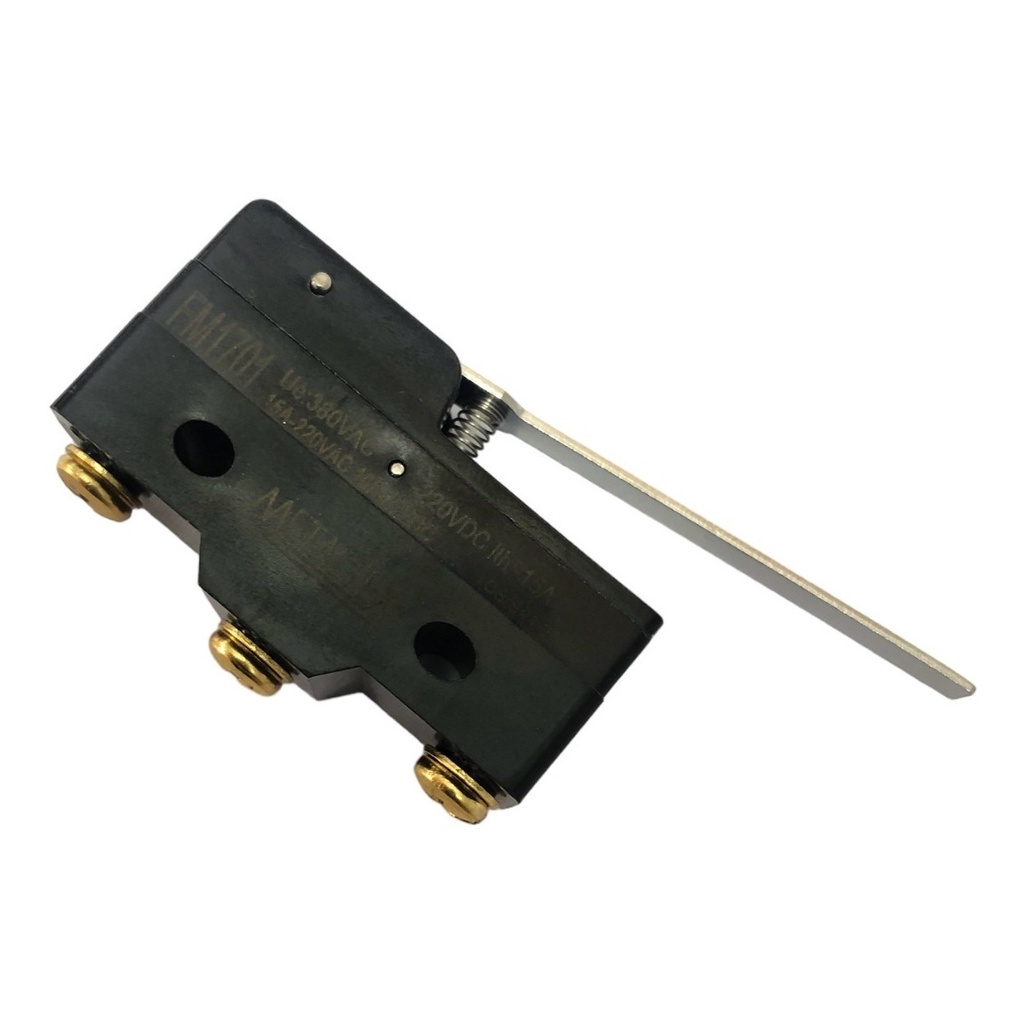 Chave Fim de Curso Miniatura Atuador Alavanca FM 1701 Metaltex