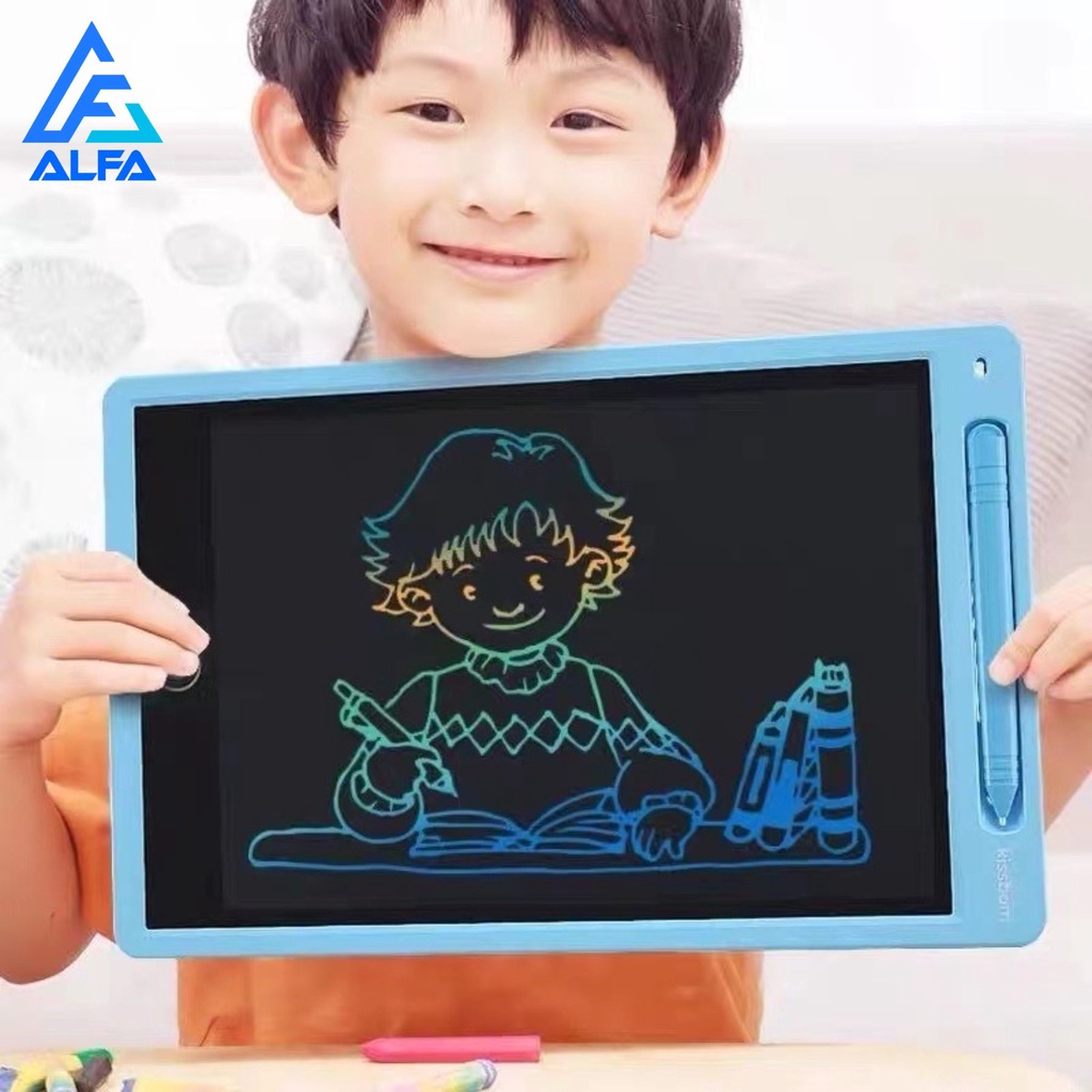 Lousa Mágica Tela Colorido Lcd Tablet Infantil De Escrever E Desenhar 10 Polegadas Colorido