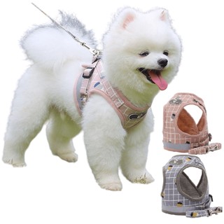 Coleira Cachorro Cães E Gato Guia Peitoral Colete Refletivo Pet