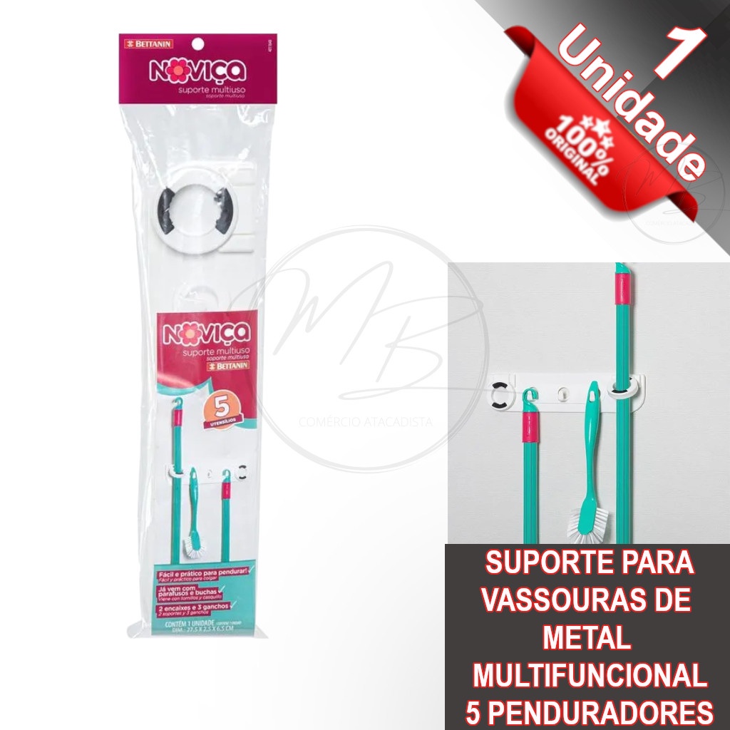 Suporte Multifuncional 5 Penduradores Novica Bettanin: Onde Comprar | BuscaProdutos