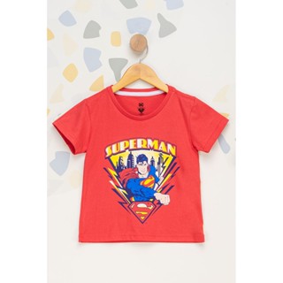 Camiseta Infantil Masculina Super Homem - Vermelho