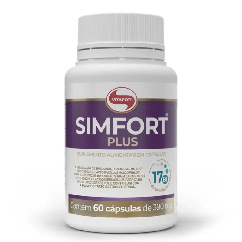 Simfort Plus 60 cápsulas 390mg - Vitafor