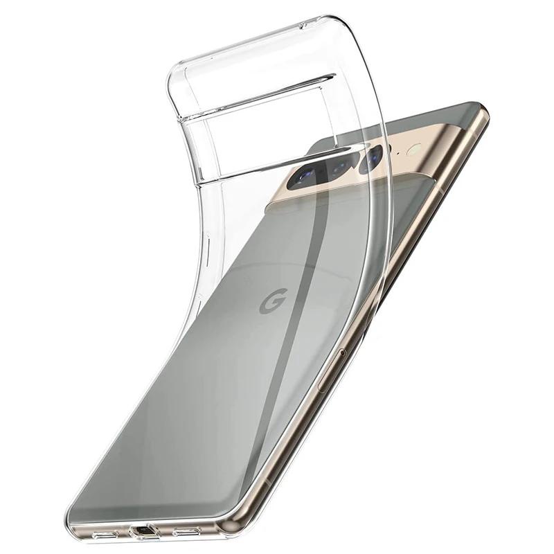 Capa Macia Transparente Ultrafina Para Google Pixel 8 Pro 8pro Pixel8 De Telefone TPU De Silicone 7 6 7A 6A 5 5A 4 4A 9A