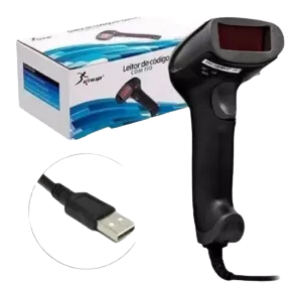 Leitor De Código De Barras Com Uma Leitura Direta E Objetiva