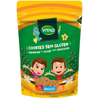Cookies Sem Glúten Zero Baunilha Kids Vitao 80g