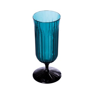 Taça Coquetel Lapidada 300 ml Azul