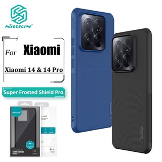 Capa Nillkin Super Frosted Shield Pro Para Xiaomi 14 Pro 14 Telefone TPU Ultra Fina Mate + PC Anti-Impressão Digital Traseira À Prova De Choque em Oferta na Shopee