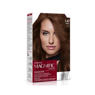 Coloração Tintura Creme 7.47 Canela Magnific Color Amend
