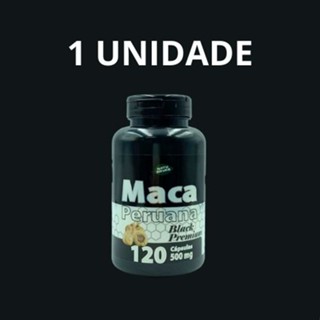 maca peruana black premium - mais libido e fertilidade 120 capsulas de 500 mg 100% natural