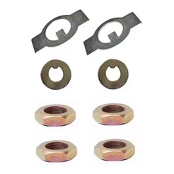 Kit Trava Porca Manga Eixo Roda Dianteira Fusca 4 Furos