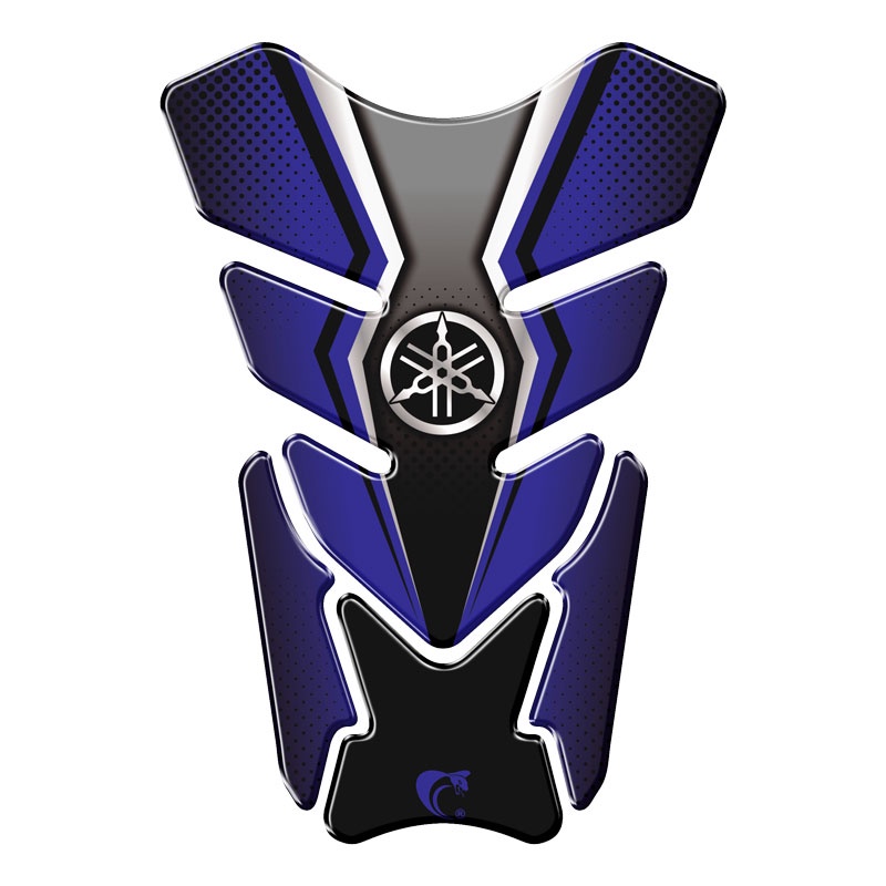 Adesivo Resinado Protetor De Tanque Moto qualquer moto Yamaha Azul