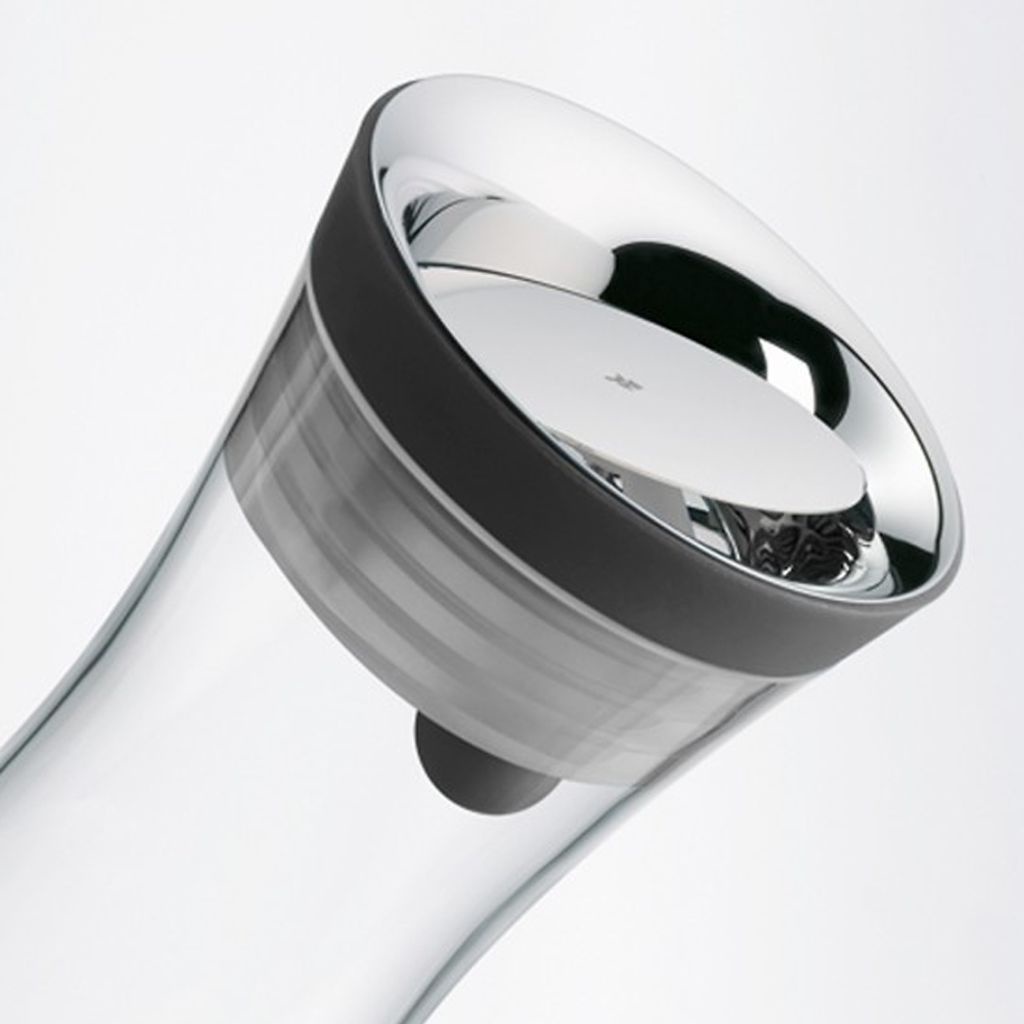 Detalhes do Jarra em Vidro 1 Litro Basic WMF Tampa Preta