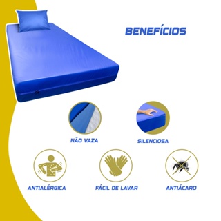 Kit 1 Capa Colchão + Fronha Impermeável Varias Medidas em Oferta na Shopee