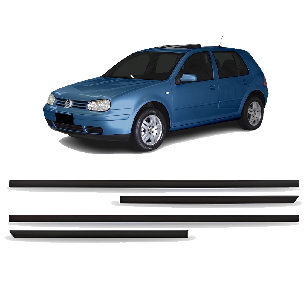 Jogo Friso Lateral Golf 1999 2000 2001 2002 2003 Preto
