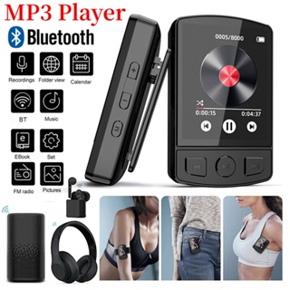 MP4 MP3 Player Portátil Clip Esportivo Mini Walkman HiFi Bluetooth 5.2 Suporte Para Leitor De Música E-Book/Leitura De Voz/Rádio FM/Relógio em Oferta na Shopee
