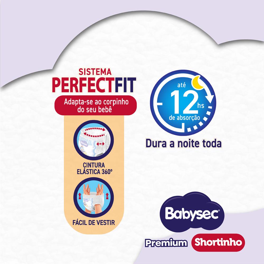 Detalhes do Fralda Babysec Galinha Pintadinha Shortinho Pants Mega G com 28un